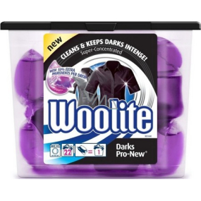Woolite Delicate Pro-New Gelkapseln für dunkle Wäsche 22 x 24 ml
