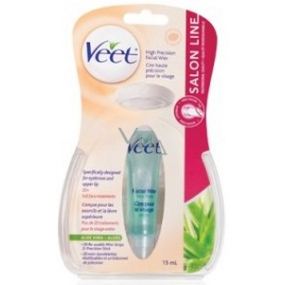 Veet Gesichtswachs Aloe Vera ideal für Augenbrauen und Oberlippe 15 ml