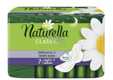 Naturella Classic Night Damenbinden mit Kamille 7 Stück