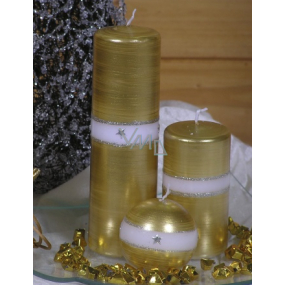 Lima Aura Kerze goldene Kugel Durchmesser 60 mm 1 Stück