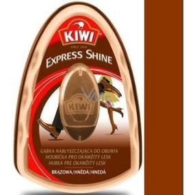 Kiwi Express Shine Brown Schuhschwamm 6 ml