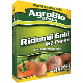 AgroBio Ridomil Gold MZ Pepite Fungizid Pflanzenschutzmittel 3 x 5 g
