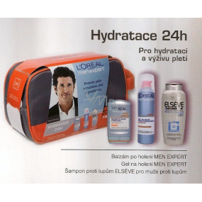 Loreal Paris Men Expert Hydration 24-Stunden-Beutel - für Feuchtigkeit und Hauternährung, Kosmetikset