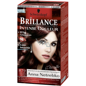Schwarzkopf Brillance Color Creme Haarfarbe 879 schwarz rot 50 ml