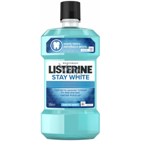 Listerine Stay White Arctic Mint Mundwasser für weiße Zähne 500 ml
