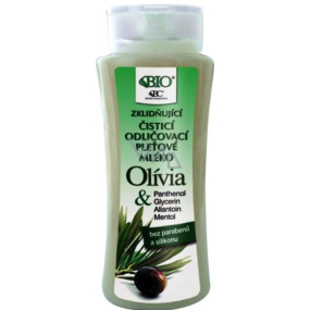 Bione Cosmetics Olivia & Panthenol beruhigende Reinigungs- und Make-up-Entferner-Lotion für alle Hauttypen 255 ml