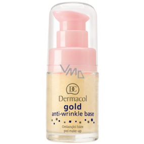 Dermacol Gold Anti-Falten-Basis Verjüngende Basis Unter Make-up Mit Gold 15 ml