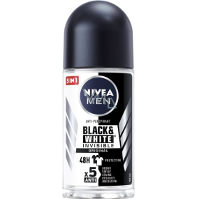 Nivea Men Invisible Black & White Original Antitranspirant Deodorant Roll-on 50 ml
