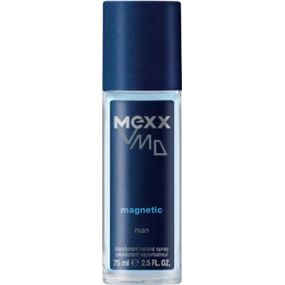 Mexx be Magnetic Man parfümiertes Deodorantglas für Männer 75 ml