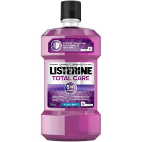 Listerine Total Care Clean Mint Mundwasser für umfassenden Zahnschutz 500 ml