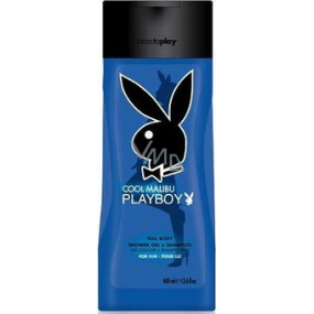 Playboy Malibu Cool Blue 2 in 1 Duschgel und Shampoo für Männer 250 ml