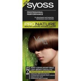 Syoss ProNature lang anhaltende Haarfarbe 5-21 hellbraune Schokolade