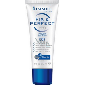 Rimmel London Match Perfection Base Basis für Make-up 002 Transparent 30 ml