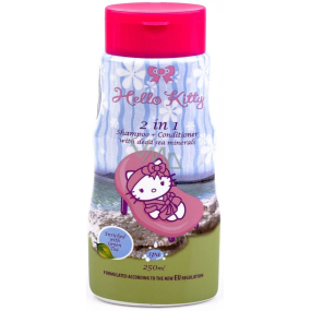 Hello Kitty Der Duft von grünem Tee 2 in 1 Haarshampoo und Conditioner für Kinder 250 ml