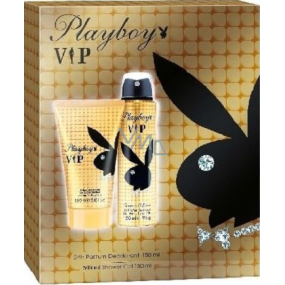 Playboy Vip für ihr Duschgel 150 ml + Deodorant Spray 150 ml, Kosmetikset