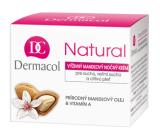 Dermacol Natural Nourishing Mandelnachtcreme 50 ml für trockene und empfindliche Haut