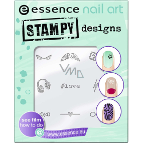 Essence Nail Art Stampy Designs Briefmarkenvorlagen 01 Viel Spaß!