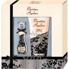 Christina Aguilera Signature parfümiertes Wasser für Frauen 15 ml + Duschgel 200 ml, Geschenkset