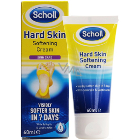 Scholl Hard Skin Nachtcreme zum Erweichen von verhärteter Haut 60 ml
