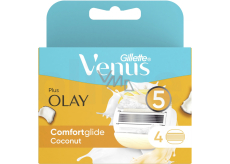 Gillette Venus Plus Olay Kokosnuss Ersatzköpfe 4 Stück für Frauen