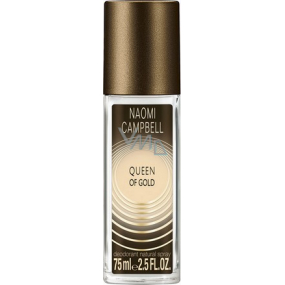 Naomi Campbell Queen of Gold parfümiertes Deodorantglas für Frauen 75 ml