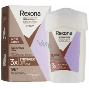 Rexona Maximum Protection Sensitive Trockener Antitranspirant-Deodorant-Stick für Frauen 45 ml
