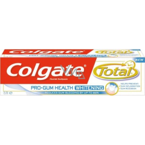 Colgate Total Pro Gum Health Whitening Zahnpasta mit einem Whitening-Effekt von 75 ml
