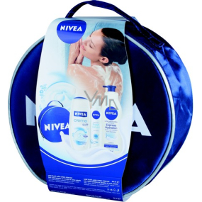 Nivea Soft Bodylotion 400 ml + Duschgel 250 ml + Antitranspirant Deodorant Spray 150 ml Kosmetikset für Frauen