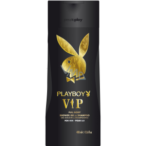 Playboy Vip für Ihn 2in1 Duschgel und Shampoo 400 ml