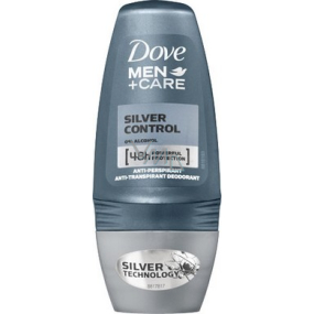 Dove Men + Care Silver Control 48h Ball Antitranspirant Deodorant Roll-On für Männer 50 ml