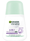 Garnier Mineral Protection Floral Fresh 48h Ball Antitranspirant Deo Roll-on für Frauen 50 ml