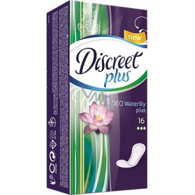 Diskrete Deo Plus Water Lily Plus Intimpolster 16 Stück