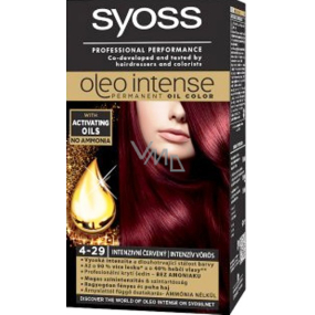 Syoss Oleo Intense Color Ammoniumfreie Haarfarbe 4-29 Intense Red