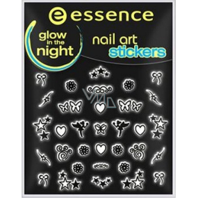 Essence Nail Art Sticker Nagelaufkleber 12 Glow In The Night 1 Blatt