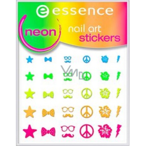 Essence Nail Art Sticker Nagelaufkleber 13 Neon 1 Blatt