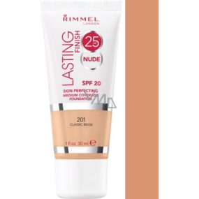 Rimmel London Lasting Finish 25 Nude Make-up 201 Classic Beige 30 ml