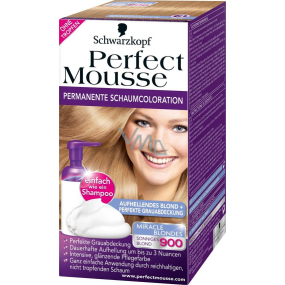 Perfect Mousse Permanent Color Haarfarbe 900 Schillernde Blondine