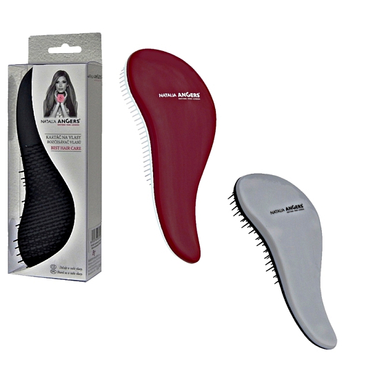 Natalia Angers Cross Haarbürste entwirrend verschiedene Farben 1 Stück 6502B