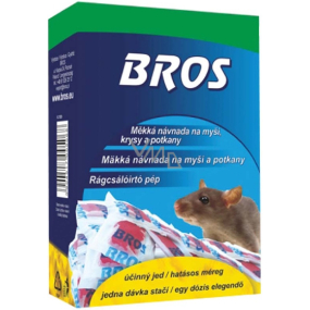 Bros Weicher Köder für Mäuse, Ratten und Ratten 500 g