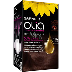 Garnier Olia Haarfarbe ohne Ammoniak 5.15 Eisbraun