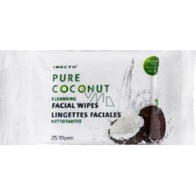 Inecto Pure Coconut Reinigungsgesicht wischt 25 Stück ab