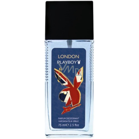 Playboy London parfümiertes Deodorantglas für Männer 75 ml