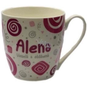 Nekupto Twister Becher namens Alena rosa 0,4 Liter