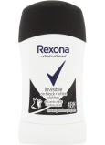 Rexona Invisible On Black + White Kleidung Antitranspirant Deodorant Stick für Frauen 50 ml