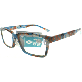 Berkeley Reading Prescription Glasses +1.0 hellblau geblüht 1 Stück MC2096