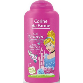Corine de Farme Disney Princess 2 in 1 Haarshampoo und Duschgel für Kinder 250 ml