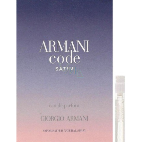 Giorgio Armani Code Femme Satin parfümiertes Wasser 1,2 ml mit Spray, Fläschchen