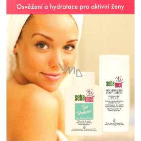 Sebamed Moisturizing Body Lotion für empfindliche, normale und fettige Haut 200 ml + Spa Shower Duschgel 200 ml, Kosmetikset