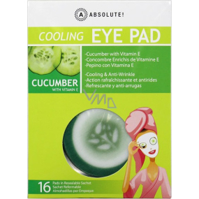Absolute New York Cooling Eye Pad Gurke mit Vitamin E Cooling Eye Pads 16 Stück