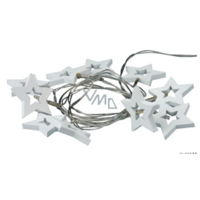 Emos White Star Lighting 10 LEDs, 1,5 m warmweiß + 30 cm Akku